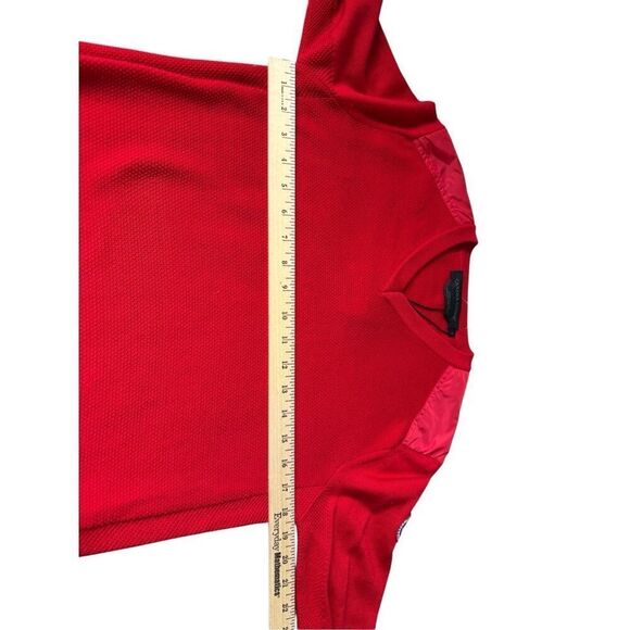 Canada Goose Red McLeod Sweater size S V-neck Pullover Merino Wool - Picture 8 of 14